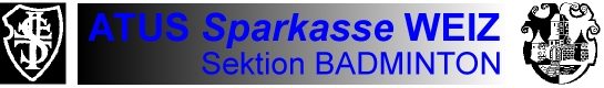 ATUS Sparkasse WEIZ, Sektion BADMINTON